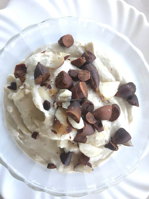 Cupuaçu cream at Quilomveg in Brasilia