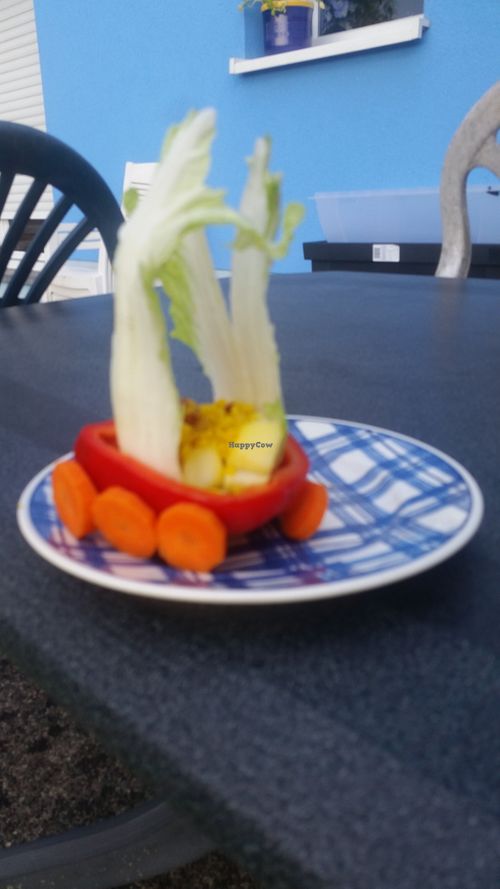 Chariots of veggies at Végés en Herbes in Beckerich