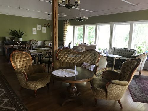 The unique secound-hand interieur  at Bigård Birgitta in Orsjo