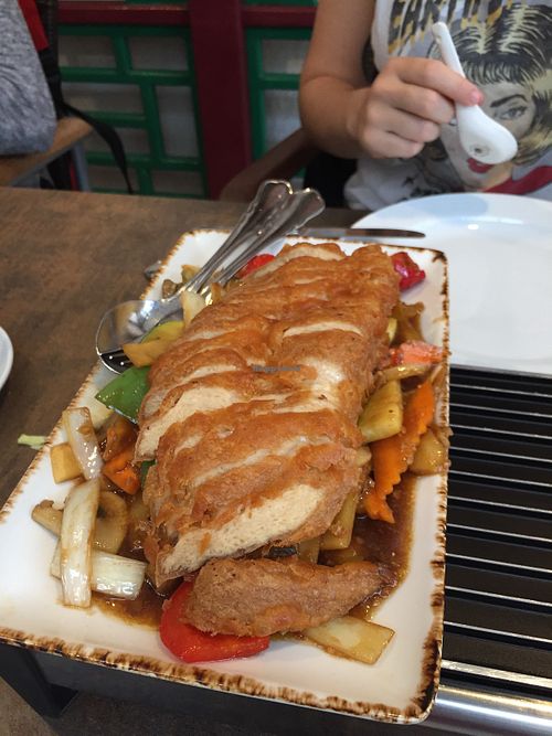 Vegan fried ‘chicken’ at Jasmin in Langenzersdorf