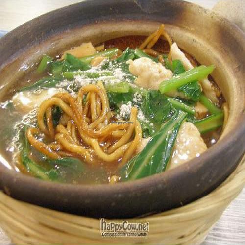 Claypot Noodle @ SGD$3.5 at Sing Long Sin Vegetarian Food in Central Singapore