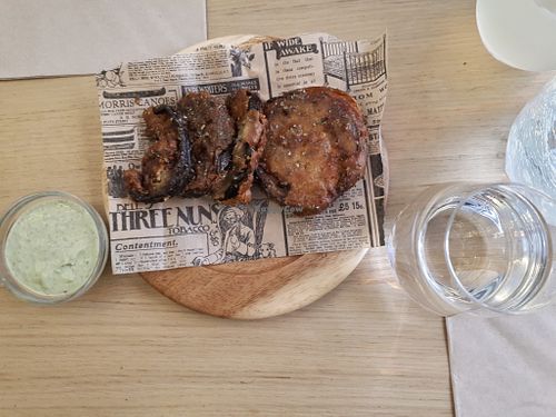 Aubergine at Les Tontons Veg in Paris