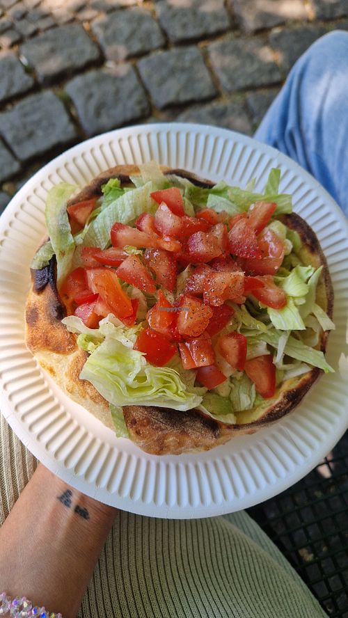 Vegan Meshkuri at Royal Healthy Slices in Munich