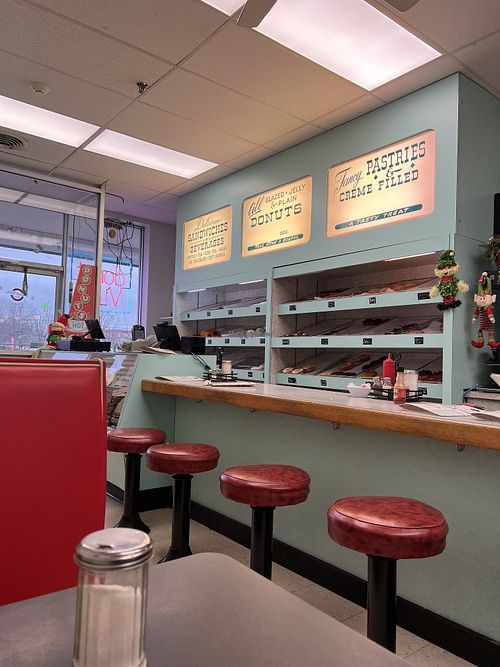   at Donut Villa Diner in Malden