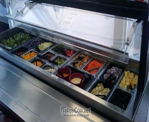 salad bar at Alive & Well Deli and Juice Bar in Kahului