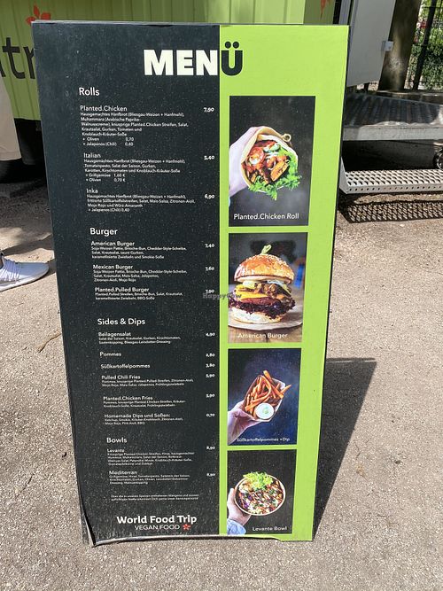 Menu  at World Food Trip in Zweibruecken