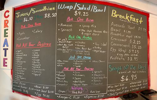 Main Menu at The Haus Lounge in Lake Worth