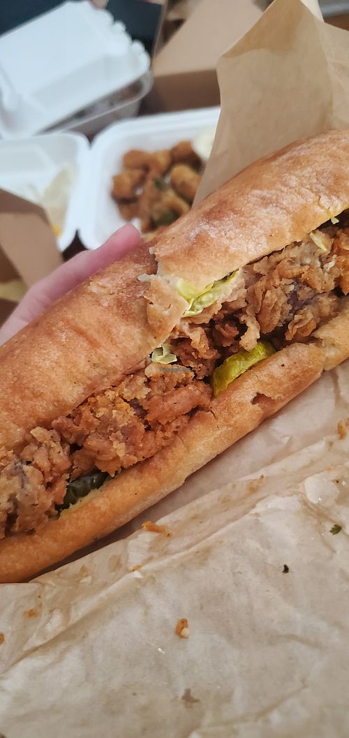 Po Boy at Souley Vegan in Los Angeles