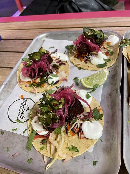 BBQ tacos   at Club Mexicana - Soho in London
