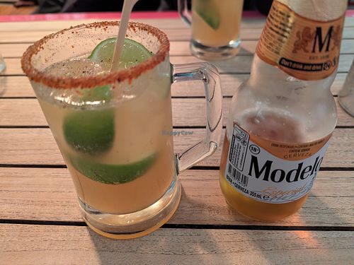 Chelada beer cocktail at Club Mexicana - Soho in London