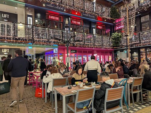 Club Mexican in pink at Club Mexicana - Soho in London