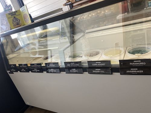 Ice Cream Selection  at Creamo in Los Angeles