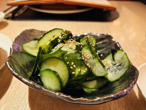 Cucumber salad   at Wynn Hotel - Wazuzu in Las Vegas