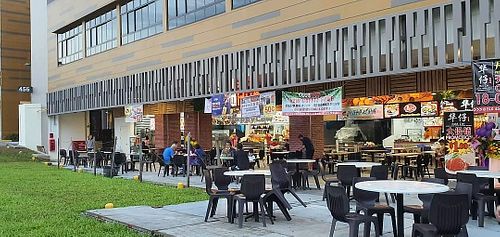 Stall is inside FoodHub coffee shop.  at Jia Jia Vegetarian 佳佳素食 - Sengkang West in Northeast Singapore