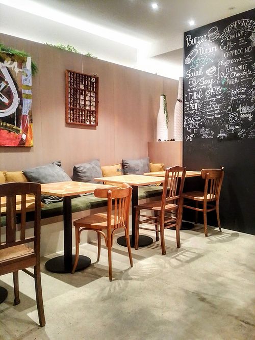 Eat-in space at Seed in Luxembourg City