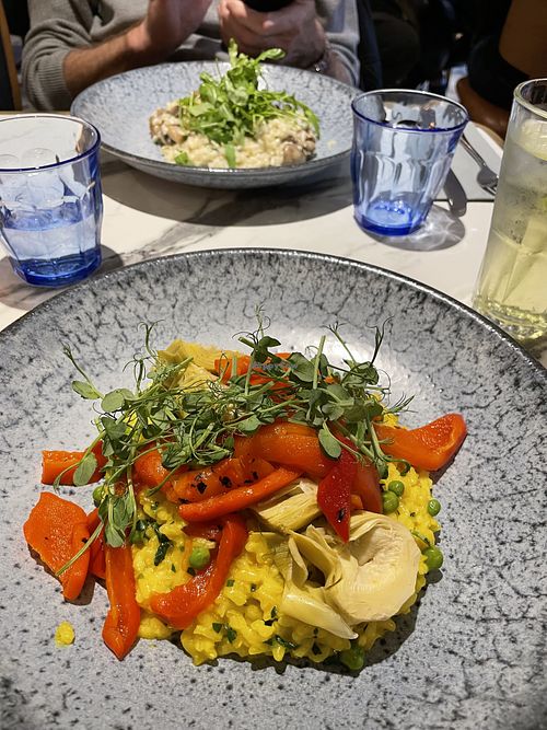 Vegan risottos  at Lucia in York