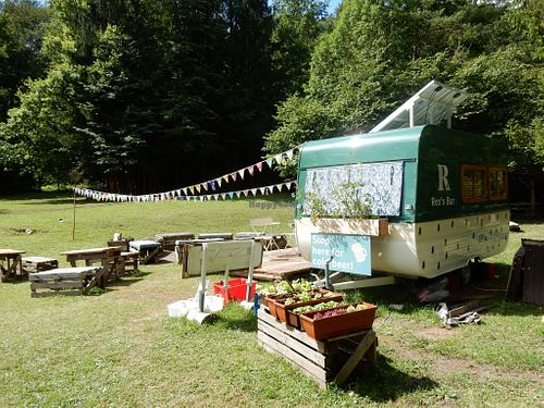 Rex's bar  at ECO River Camp in Globoko