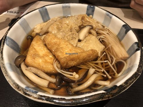 Mushroom soba $18.20 at Shimbashi Soba in Central Singapore