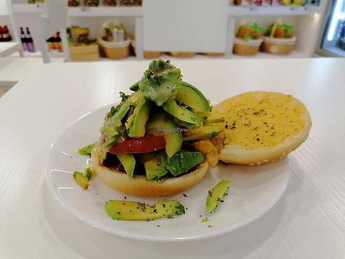 Burger at Reineckea Cafe 吉祥草 in Hong Kong Island