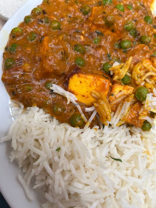 Matar paneer  at Veggie House in Weiterstadt