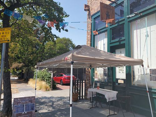 Outside at Casa de Chocolates in Berkeley