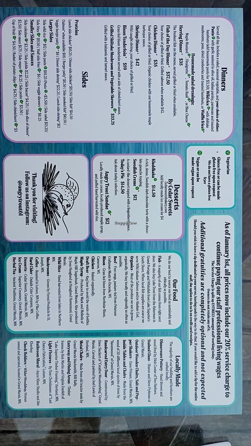 June 11, 2025 at Angry Trout Cafe in Grand Marais