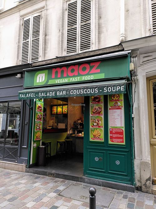 Entrance at Maoz - Saint Andre des Arts in Paris