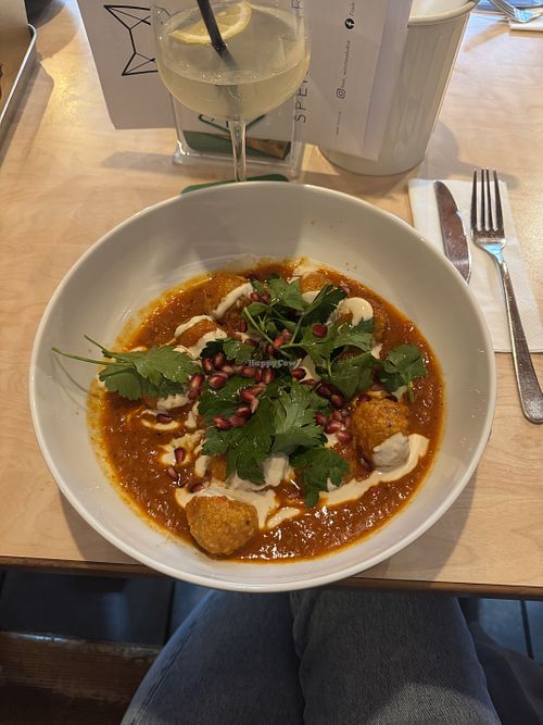 vegan köfte in paprika sauce (10/10, as always) 🌱  at Foxi's in Freistadt