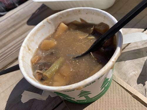 Tastes better than it looks!  at Haven Market in Livingston Manor