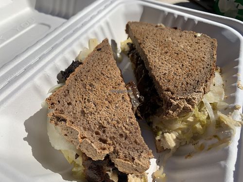 Mushroom Reuben  at Haven Market in Livingston Manor