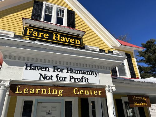 Outside of the center  at Haven Market in Livingston Manor