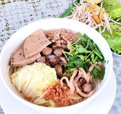 Cambodia style vermicelli noodles at Khai Tam in Ho Chi Minh City