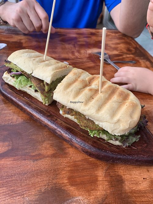 Baguette with omelette  at NA NA  in Playa Del Carmen