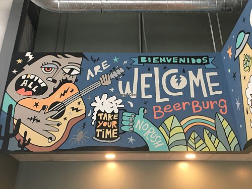 All are welcome! at Beerburg Brewing in Austin