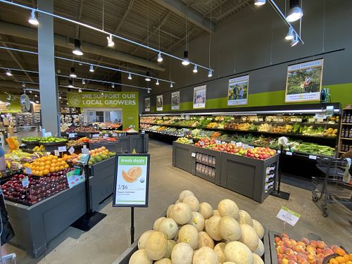Produce section   at Valley Natural Foods Co-op in Burnsville