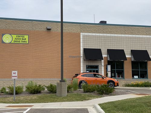 Drive-through juice bar   at Valley Natural Foods Co-op in Burnsville