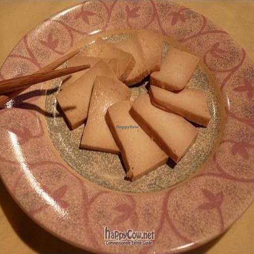 Miso marinated tofu. at Little Heaven in Tokyo