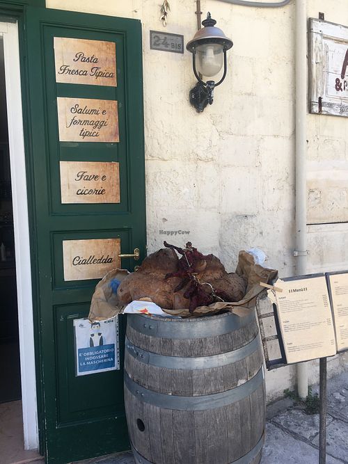 Outside at Pane e Pomodoro in Matera