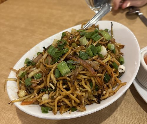 veg hakka noodles   at Priya Indian Cuisine in Lowell