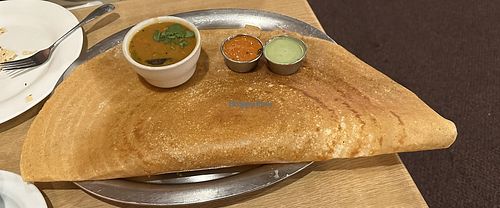 masala dosa (veg)   at Priya Indian Cuisine in Lowell
