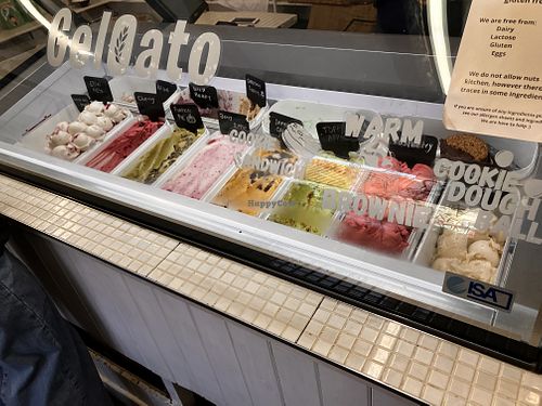Gelato  at Pilgrims Fudge Kitchen and Gelateria in Lindisfarne