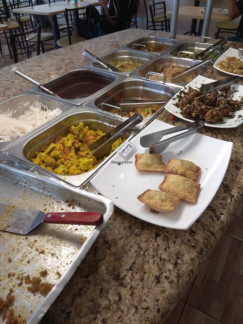 Mostly vegan, staff pointed out dishes with milk, cheese and egg. at Hong Ju in Florianopolis