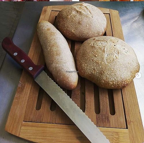 Sour Dough Bread /
Pan de Masa Madre at El Valhalla in Bogota