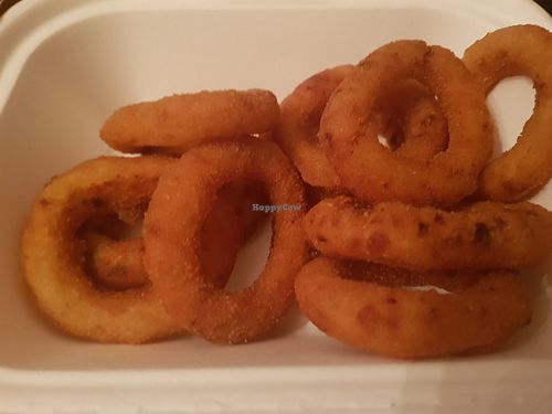 Onion rings #Veganuary at Vizza Guys in Gateshead
