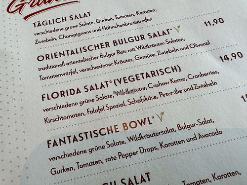 menu  at Täglich in Meppen