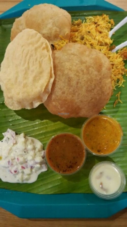 Nasi Briyani poori set at Komala's Restaurant - Northpoint City in North Singapore