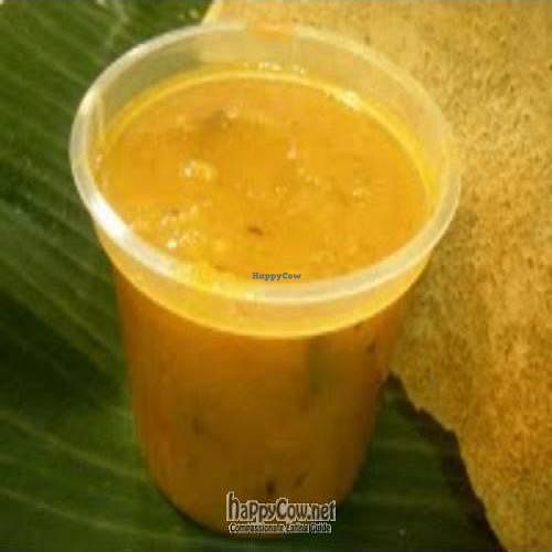 Curry to go with the dosai ... at Komala's Restaurant - Northpoint City in North Singapore