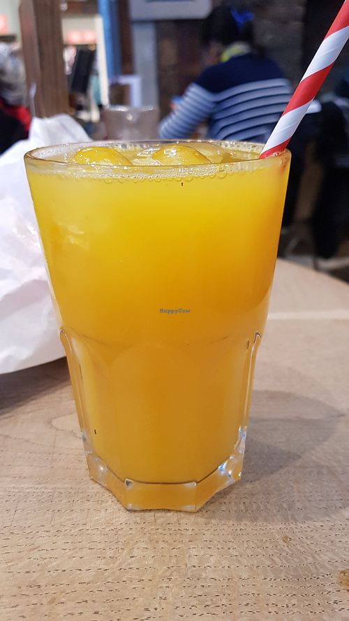 Vitamin C juice #Veganuary at Drift-In in York