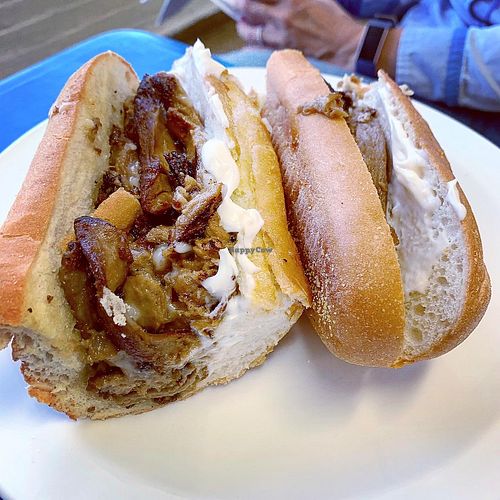 Philly. Recommended  at Earth Based Cafe in Martinsburg