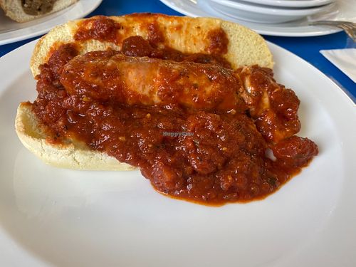 Beyond Italian Hot Sausage at Earth Based Cafe in Martinsburg